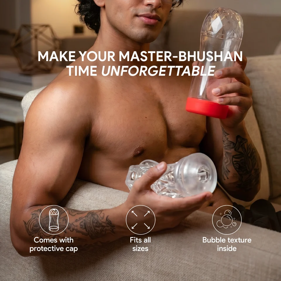 Thrill Cup + Lube Silicone Stroker